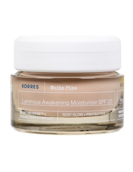 Korres White Pine Κρέμα Προσώπου Ημέρας για Αναζωογόνηση & Λάμψη με SPF20 40ml