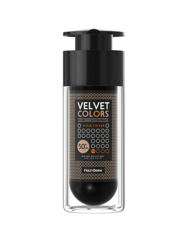 Frezyderm Velvet Colors Liquid Foundation SPF50...