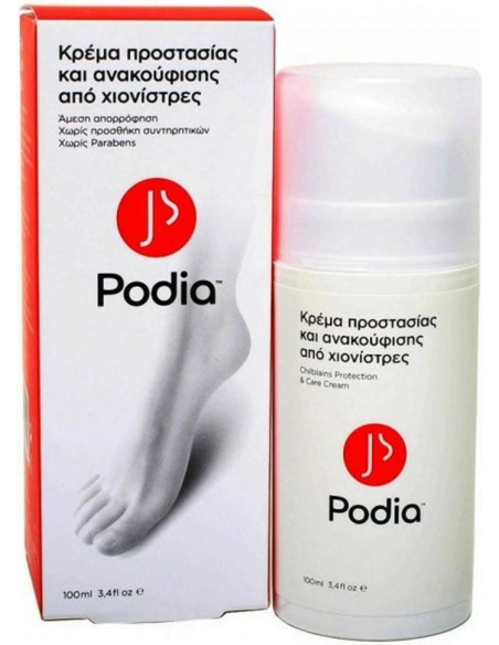 Podia Chilblains Κρέμα Προστασίας & Ανακούφισης από Χιονίστρες για Κρύα Πόδια 100ml