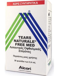 Alcon Tears Naturale Free Med Οφθαλμικές Σταγόνες για...