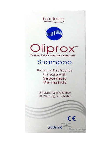 Boderm Oliprox Shampoo Σαμπουάν Κατά της Σμηγματορροϊκής Δερματίτιδας 300ml