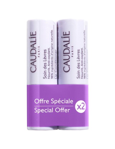 Caudalie Lip Conditioner Offer Pack 2x4.5g