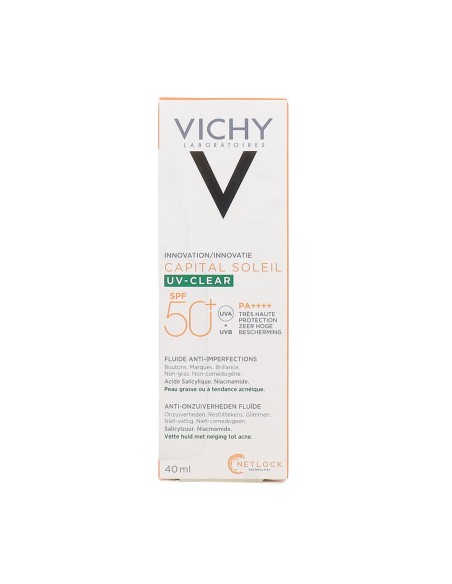 Vichy Capital Soleil UV-Clear Sunscreen Facial Lotion SPF50 40ml