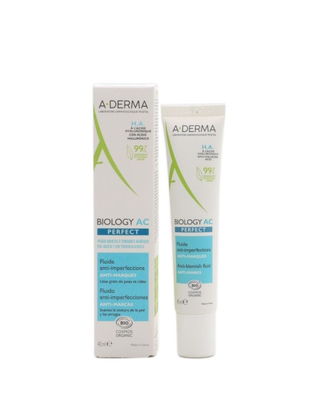 A-Derma Biology AC Perfect Αντιγηραντική Κρέμα Προσώπου για Λιπαρές/Μικτές Επιδερμίδες κατά των Ατελειών 40ml
