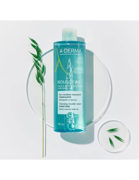 A-Derma Micellar Cleansing Water Biology AC for Oily Skin 400mlΕπιδερμίδες 400ml