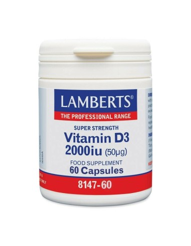 Lamberts Vitamin D3 2000iu 60 κάψουλες