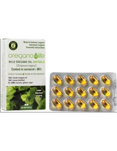 Oregano 4 Life Wild Oregano Oil 30 μαλακές...