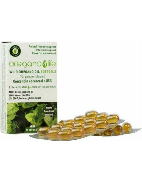 Oregano 4 Life Wild Oregano Oil 30 μαλακές κάψουλες