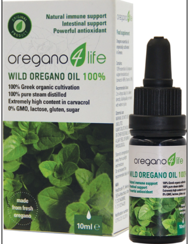 Oregano 4 Life Βιολογικό Ριγανέλαιο 100% 10ml