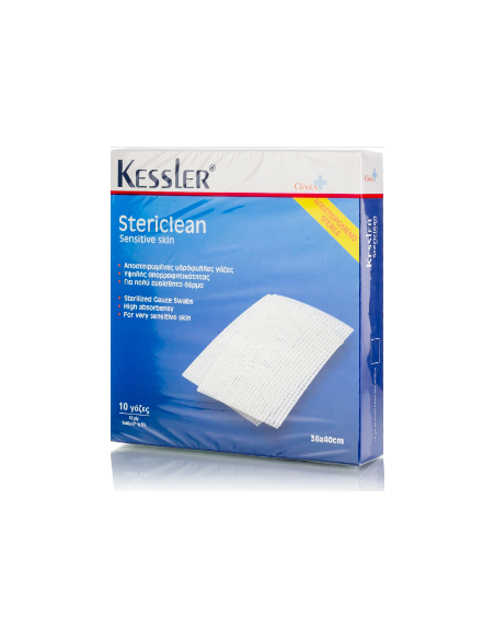 Kessler Stericlean Αποστειρωμένες Γάζες 36x40cm 10τμχ