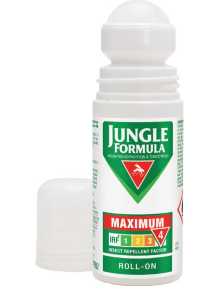 Omega Pharma Jungle Formula Maximum Εντομοαπωθητική Λοσιόν σε Roll On/Stick 50ml