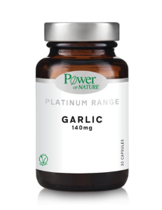 Power Of Nature Platinum Range Garlic 140mg 30 κάψουλες