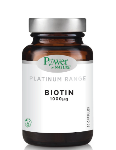 Power Of Nature Platinum Range Biotin 1000mg 30 κάψουλες