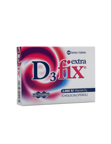 UNI-PHARMA D3 FIX 2000 IU Extra Vitamin D3 60...