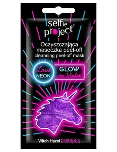 Selfie Project GlowInViolet Μάσκα Προσώπου για...