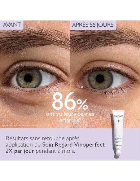 Caudalie Vinoperfect Κρέμα Ματιών κατά των Μαύρων Κύκλων για Λάμψη 15ml