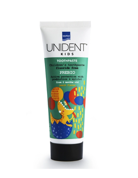 Intermed Unident Toothpaste 50ml with Peach Flavor for 6m+