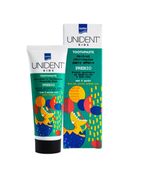 Intermed Unident Toothpaste 50ml with Peach Flavor for 6m+