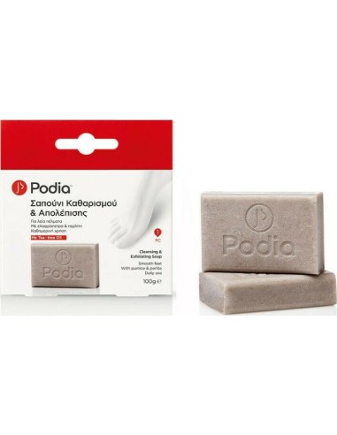 Podia Exfoliating Foot Soap with Tea Tree Oil...