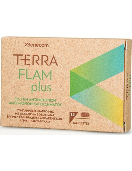 Genecom Terra Flam Plus Συμπλήρωμα για την Υγεία των Αρθρώσεων 15 ταμπλέτες