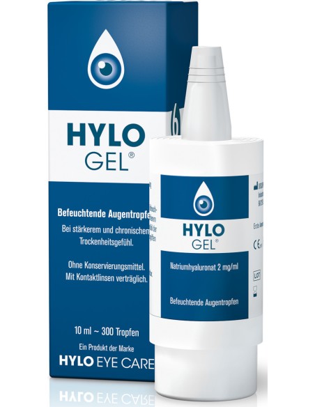 Ursapharm Hylo Gel Οφθαλμικές Σταγόνες με Υαλουρονικό Οξύ για Ξηροφθαλμία 10ml