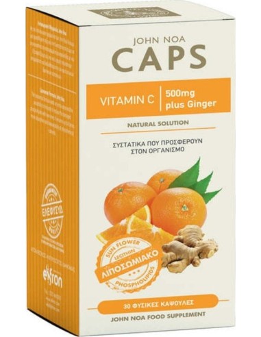 JOHN NOA CAPS VITAMIN C GINGER 500mg