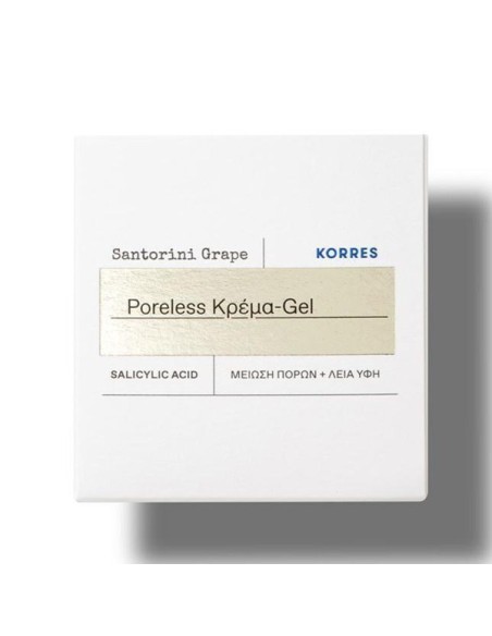 Korres Santorini Grape Poreless Light Face Cream for Hydration & Firming 40ml