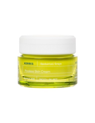 Korres Santorini Grape Poreless Skin Cream Κρέμα Προσώπου για Ενυδάτωση & Σύσφιξη Πόρων40ml