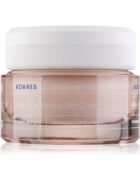 Korres Apothecary Wild Rose 24-Hour Moisturizing & Anti-Aging Day Face Cream-Gel with Hyaluronic Acid & Vitamin C 40ml