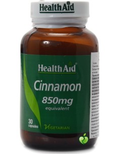 Health Aid Cinnamon 850mg 30 capsules