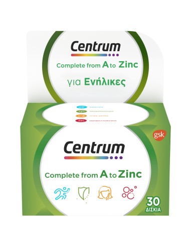 Centrum Complete A to Zinc 30tabs