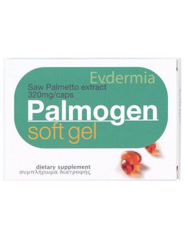 Evdermia Palmogen 320mg Saw Palmetto Extract 30 Softgels