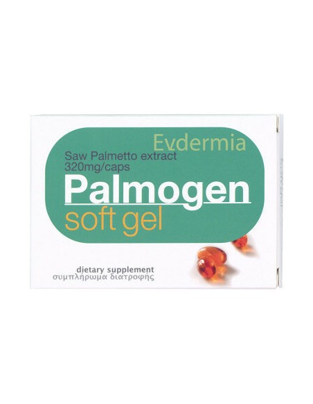 Evdermia Palmogen 320mg Saw Palmetto Extract 30 μαλακές κάψουλες