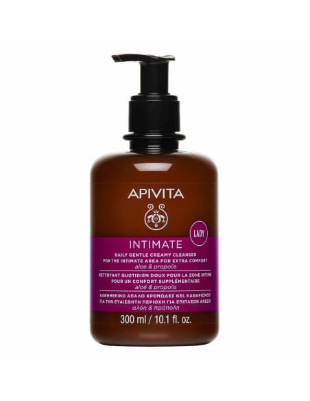 Apivita Intimate Lady Κρέμα Καθαρισμού με  Αλόη και πρόπολη300ml