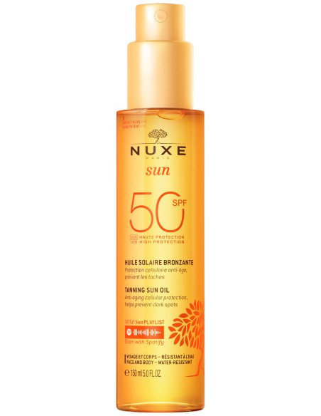 Nuxe Sun Αντηλιακό Λάδι Προσώπου-Σώματος SPF50 σε Spray 150ml