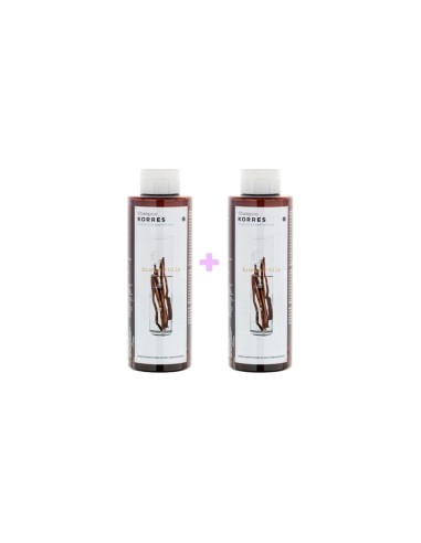 Korres Promo Licorice & Nettle Shampoo 2x250ml...