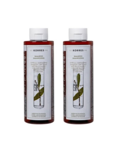 Korres Promo Shampoo Laurel & Echinacea 2x250ml...