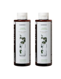 Korres Promo Shampoo Aloe & Dittany 2x250ml -50% on the...