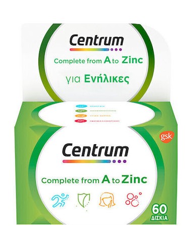 CENTRUM A to ZINC 60 tablets