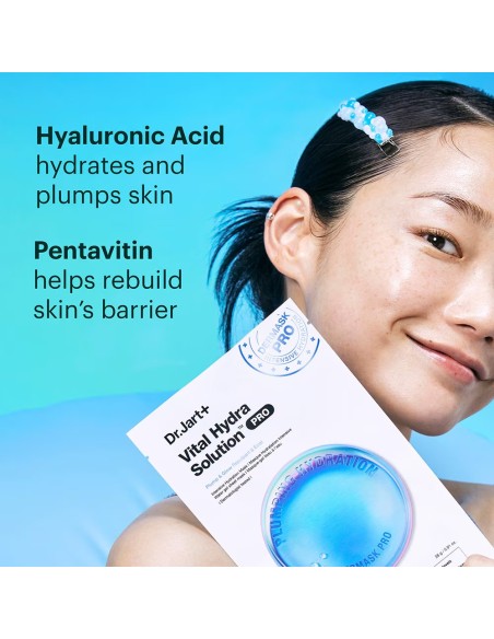 Dr.Jart+ Dermask Vital Hydra Solution PRO – Μάσκα Εντατικής Ενυδάτωσης Προσώπου, 26gr