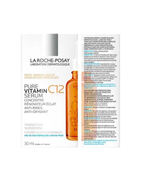 La Roche Posay Pure Vitamin C12 Αντιγηραντικό Serum Προσώπου με Βιταμίνη C για Λάμψη 30ml