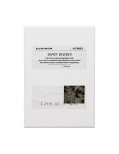 Korres Black Pepper Eau De Parfum Men's Fragrance 50ml
