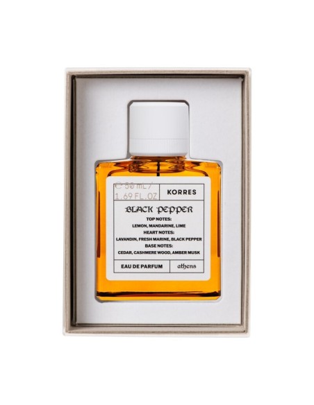 Korres Black Pepper Eau De Parfum Ανδρικό Άρωμα 50ml