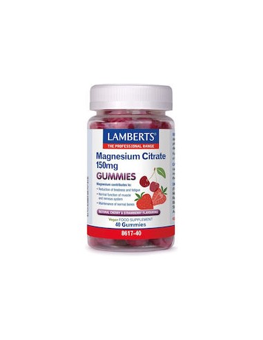 Lamberts Magnesium Citrate 150mg Gummies...