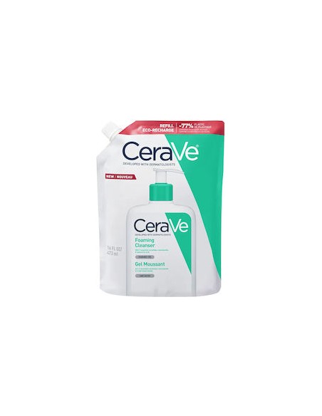 CeraVe Foaming Cleanser Refill Gel Facial Cleanser 473ml