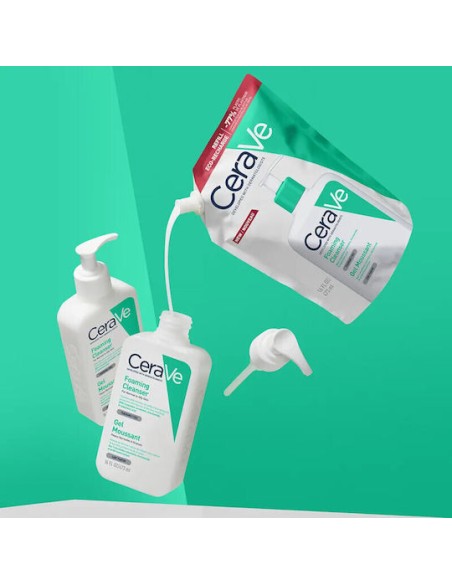 CeraVe Foaming Cleanser Refill Gel Καθαρισμού Προσώπου 473ml