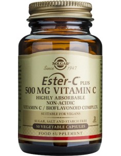 Solgar Ester-C Plus 500mg Βιταμίνη C για Ενέργεια &...
