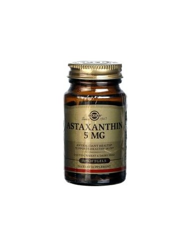 Solgar Astaxanthin 5mg Dietary Supplement For...