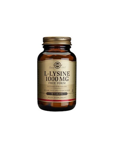 SOLGAR L-Lysine 1000mg Συμπλήρωμα Διατροφής με...