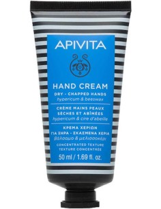 Apivita Hand Cream For Dry/Chapped Hands With Hypericum...